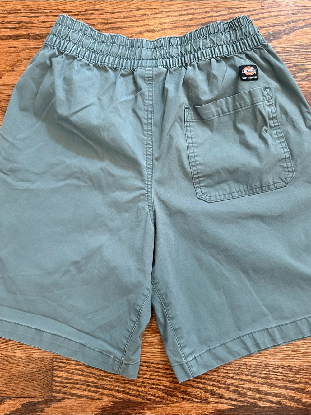 Men's Dickies Skateboarding Shorts Elastic-Waist Casual - Green - Picture 4 of 4